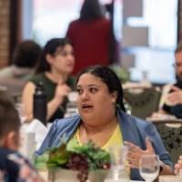 people talking at luncheon photo 6